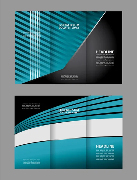 Vector Broschüre Flyer-Design Layout-Vorlage — Stockvektor