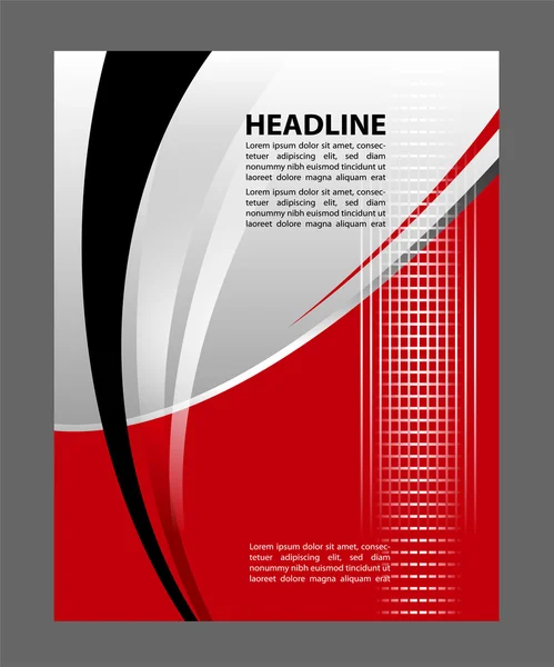 Illustrerad färgglad layout med abstraktion. Tidningsomslag, mall för företagsbroschyrer. — Stock vektor