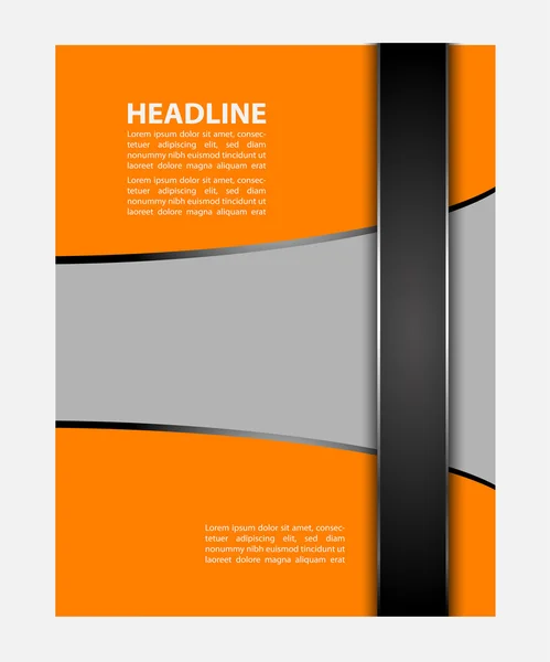 Brochure Flyer design vector template — Stock Vector