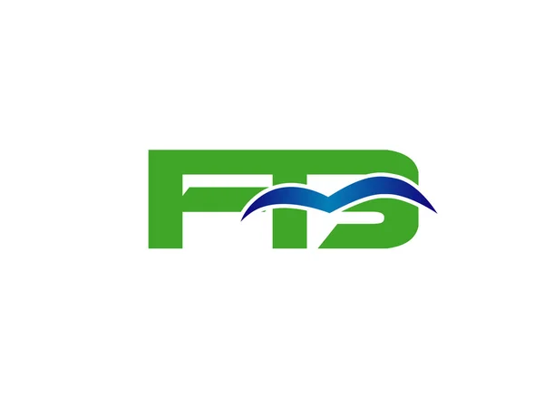 Letter F en B-logo — Stockvector