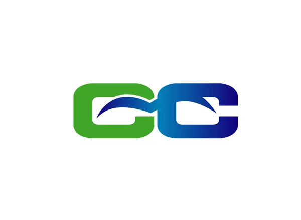 CC logo. CC první společnost skupiny protokolu — Stockový vektor