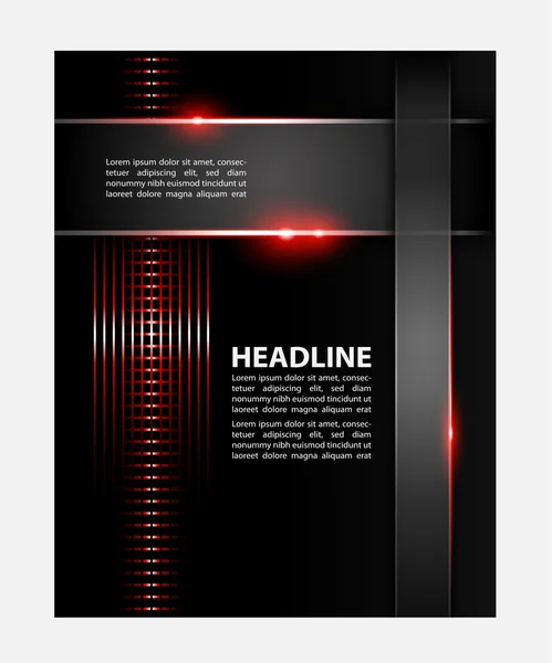 Vector Brochure Flyer 디자인 Layout template — 스톡 벡터