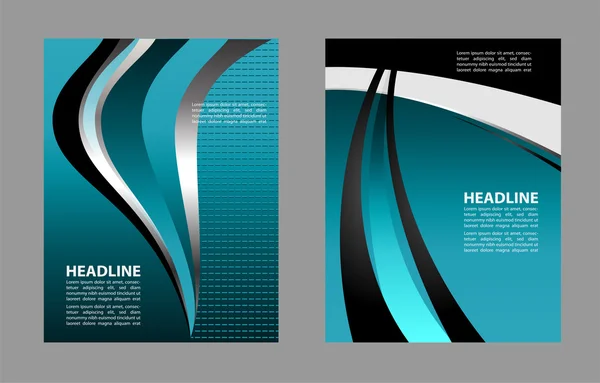 Conception de fond pour brochure ou dépliant, illustration vectorielle abstraite — Image vectorielle