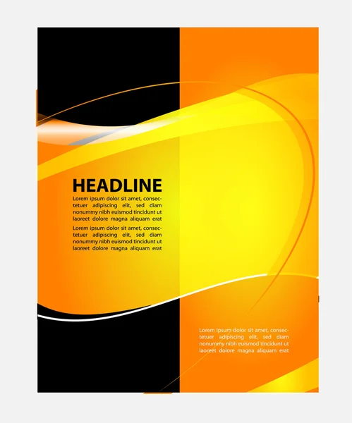 Brochure folder ontwerpsjabloon vector — Stockvector