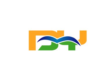 EJ Logo. Mektup e ve j logosu