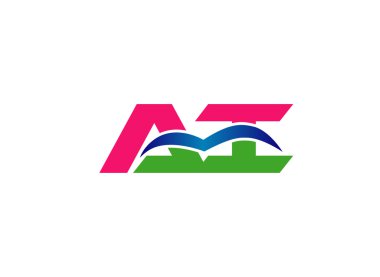 Logo AI mektup şirket vektör tasarım şablonu