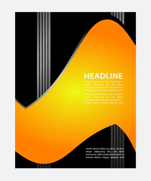 Brochure folder ontwerpsjabloon vector — Stockvector