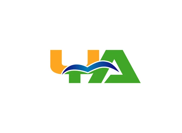 Logo Ya mektup şirket vektör tasarım şablonu — Stok Vektör