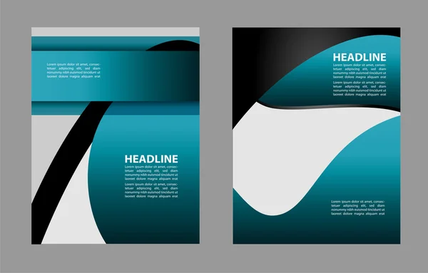 Illustratie voor uw zakelijke presentaties.. Abstracte illustratie bor brochure of flyer. — Stockvector