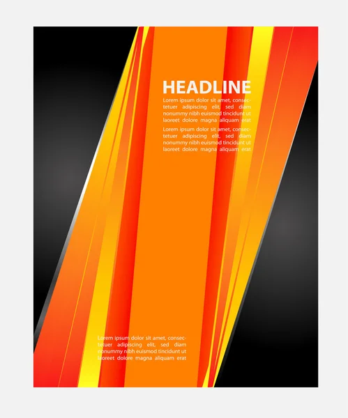 Vector brochure, flyer, tijdschrift omslag & poster template — Stockvector