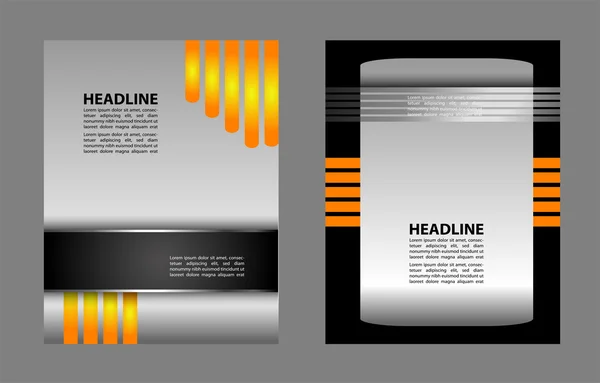 Achtergrond concept ontwerp voor brochure of flyer, abstracte vector illustratie — Stockvector