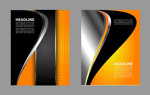 Presentazione del flyer design content background . — Vettoriale Stock