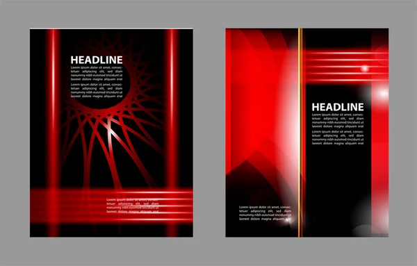 Vector brochure, flyer, tijdschrift omslag & poster template — Stockvector