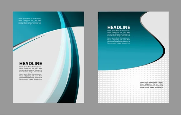 Vector brochure, flyer, tijdschrift omslag & poster template — Stockvector