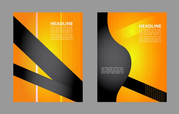 Achtergrond concept ontwerp voor brochure of flyer, abstracte vector illustratie — Stockvector