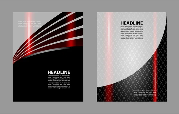 Diseño del concepto de fondo para folleto o folleto, ilustración vectorial abstracta — Vector de stock