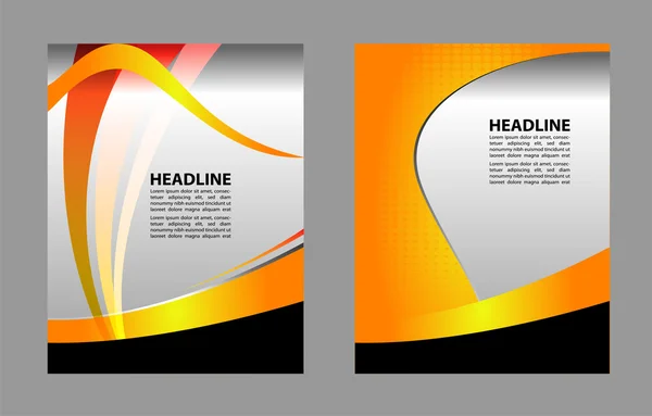 Vector brochure, flyer, tijdschrift omslag & poster template — Stockvector