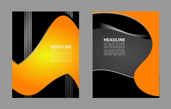 Vector Broschüre, Flyer, Zeitschriftencover & Plakatvorlage — Stockvektor