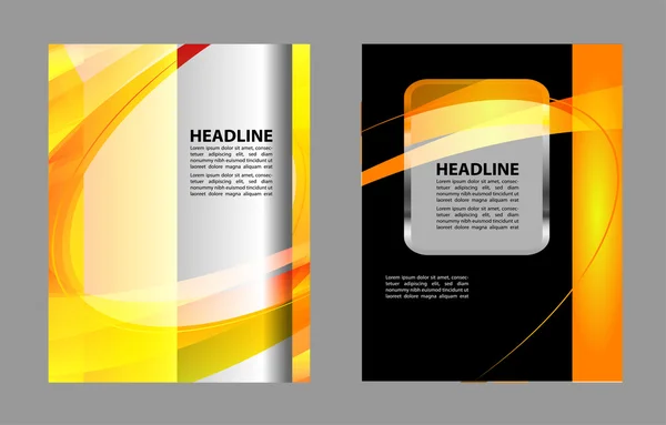 Achtergrond concept ontwerp voor brochure of flyer, abstracte vector illustratie — Stockvector