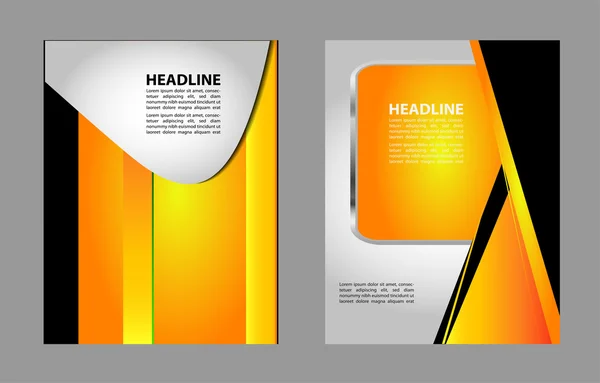 Vector zakelijke brochure, flyer-sjabloon — Stockvector