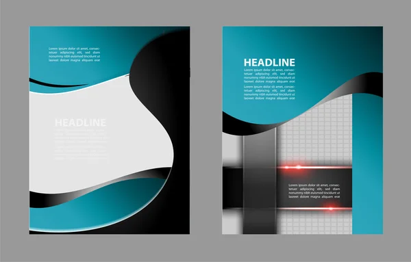 Illustratie voor uw zakelijke presentaties.. Abstracte illustratie bor brochure of flyer. — Stockvector