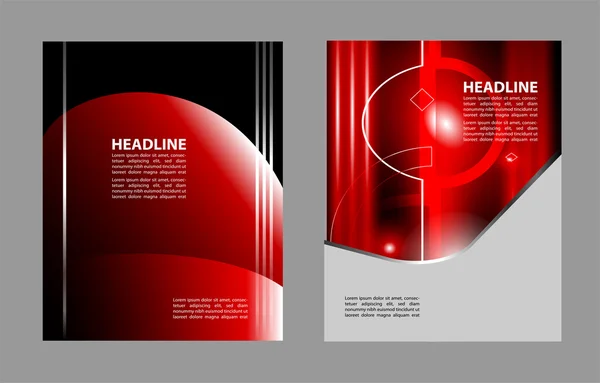 Sfondo astratto con onda - brochure design o volantino — Vettoriale Stock