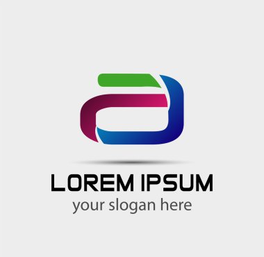 A harfine dayalı soyut simge