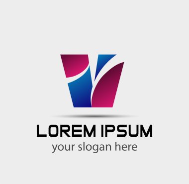 Vektör soyut yaratıcı kartvizitleri (şablonu ayarla)