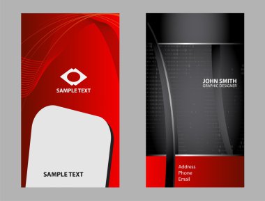 Kurumsal kartvizit. Modern kartvizit Set