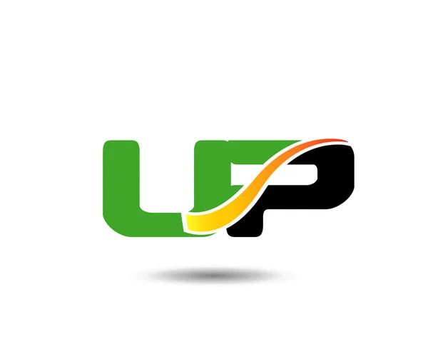 UP Logo vetor de design carta — Vetor de Stock
