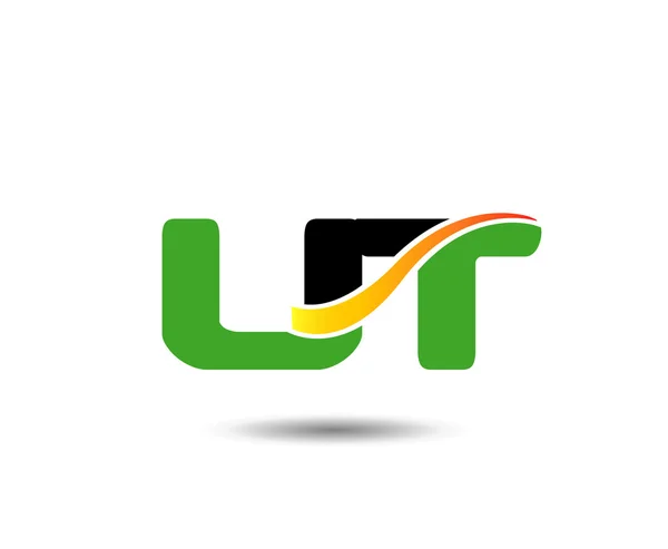 UT Logo vetor de design carta — Vetor de Stock
