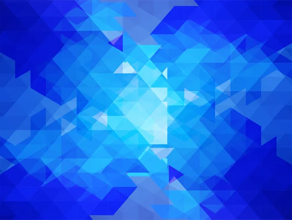 Vector de fondo geométrico abstracto azul — Vector de stock