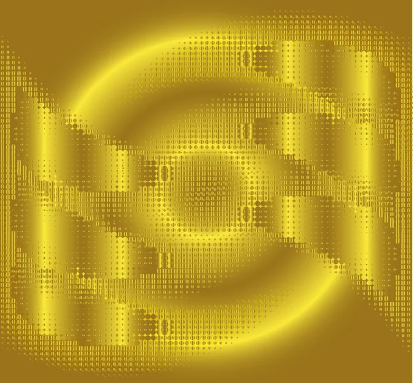 Golden cercle texture fond — Image vectorielle