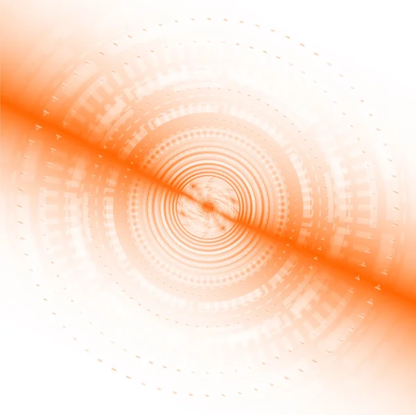 Orange Light Cercles de fond abstraits — Image vectorielle