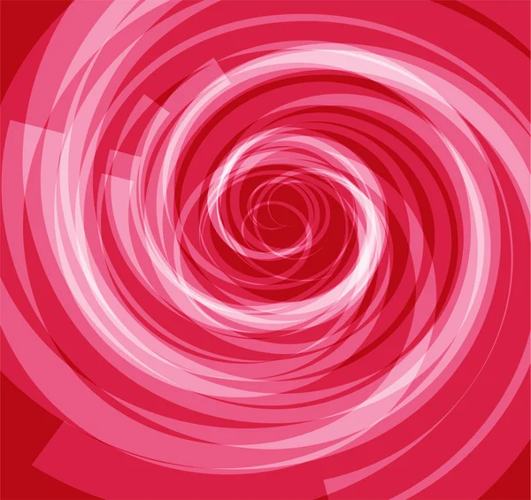 Červená spirála abstraktní pozadí — Stockový vektor