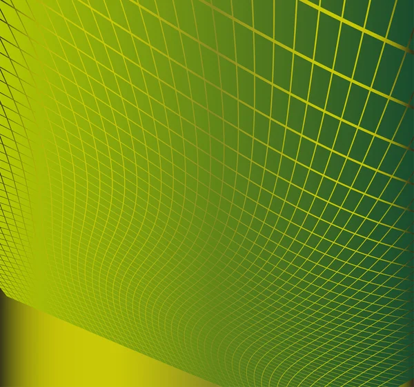 Welle abstrakten Hintergrund grüne Farbe — Stockvektor