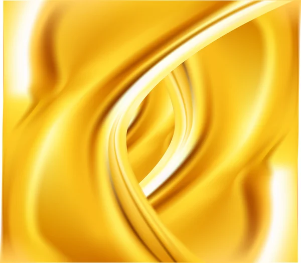 Vector de fondo ondulado dorado abstracto — Vector de stock