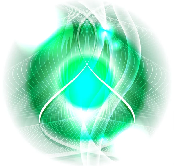 Vecteur de fond abstrait cercle vert — Image vectorielle