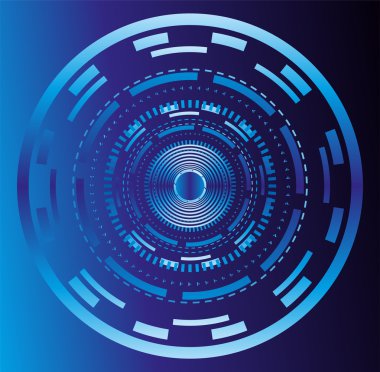 soyut teknoloji daire arka plan