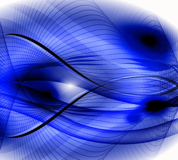 Abstraktní pozadí světle modrá linie křivky — Stock fotografie