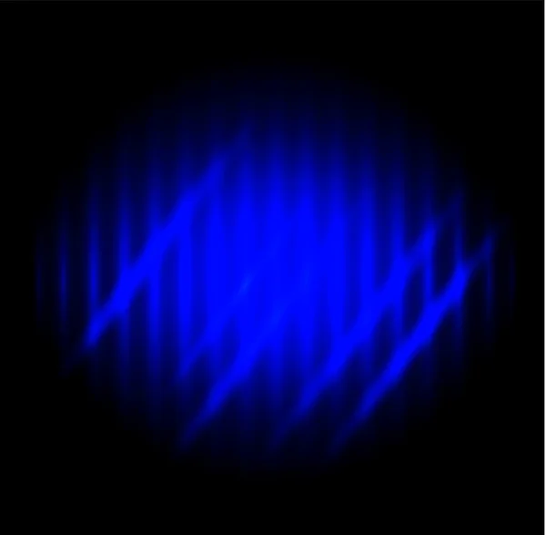 Desenfoque Efecto azul claro sobre fondo negro — Foto de Stock