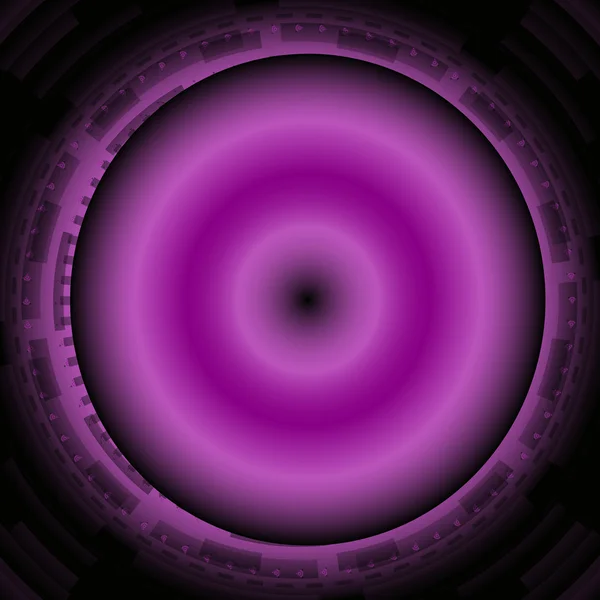 Dynamische cirkels abstracte paarse achtergrond — Stockfoto
