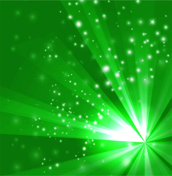 Green Background With Beams — Stock Photo, Image