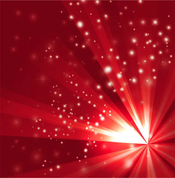 Red Background With Beams — Stock Photo, Image