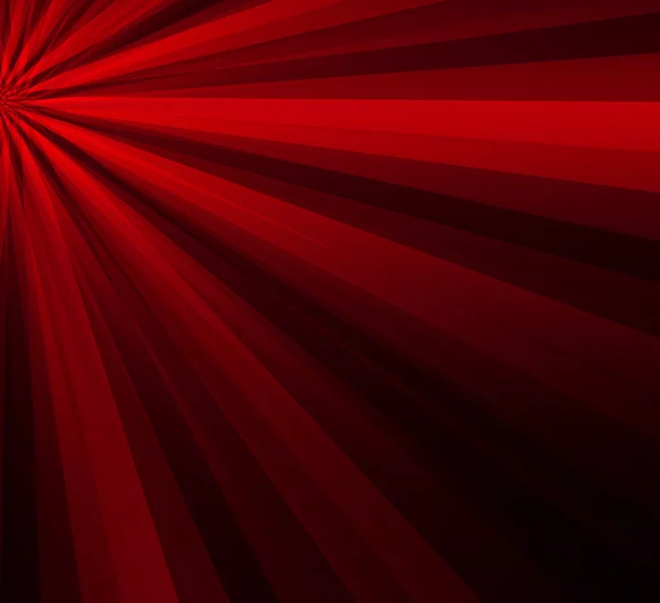 Luz dinámica roja sobre fondo negro — Foto de Stock