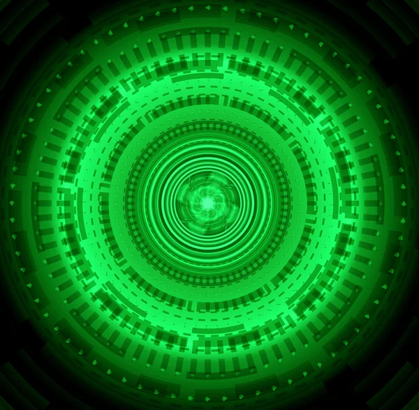 Abstracte donkere groene technische achtergrond — Stockfoto