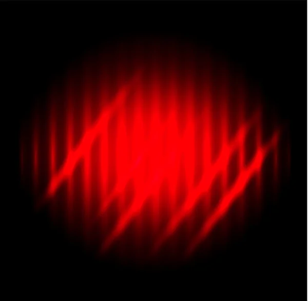 Oskärpa ljus röd effekt på svart bakgrund — Stockfoto