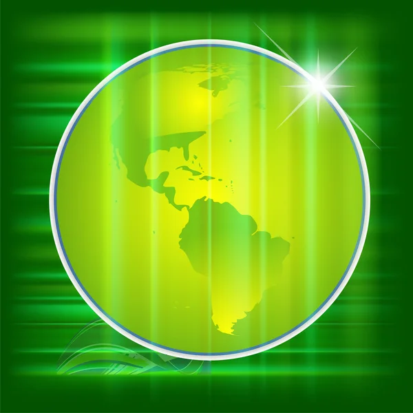 Terre verte arrière-plan — Image vectorielle