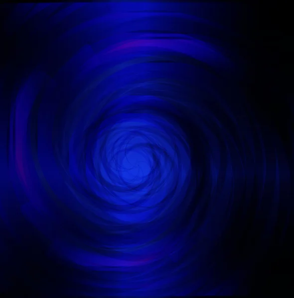 Luz escura espiral azul — Fotografia de Stock