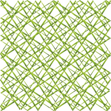 Yeşil doku beyaz zemin üzerine geometrik